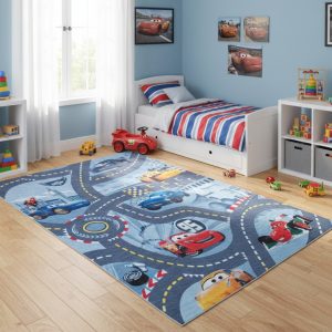 Dečiji tepih Auto trke - 120x180cm