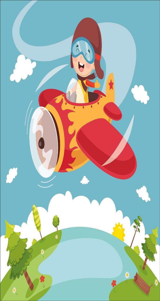 Dečiji tepih Avijatičar - 120x180cm