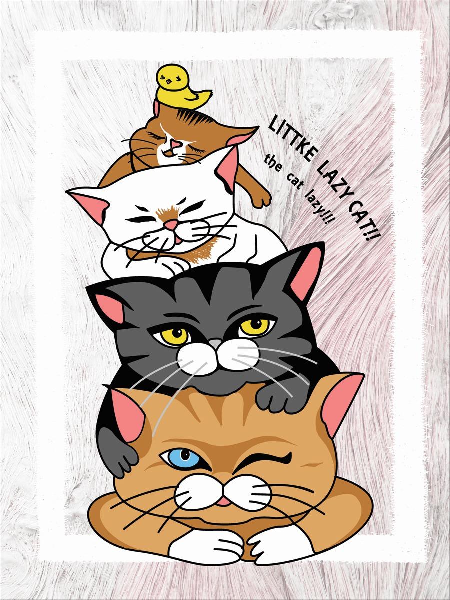 Dečiji tepih Lazy cats - 120x180cm