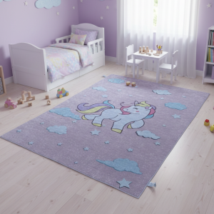 Dečiji tepih Veseli jednorog - 140x220cm